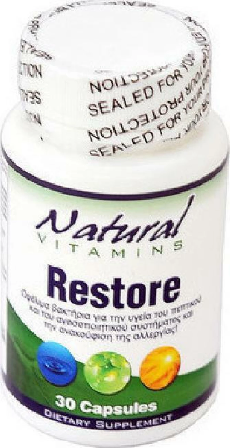 Natural Vitamins Restore 30 caps