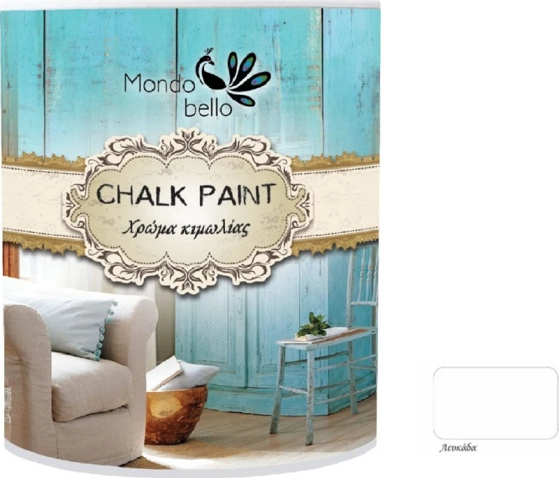 Mondobello Chalk Paint Λευκάδα/Λευκό 375ml