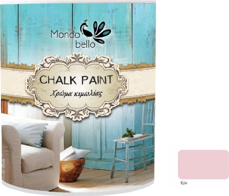 Mondobello Chalk Paint Κέα/Ροζ 375ml