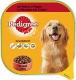 PEDIGREE TRAY ΜΟΣΧΑΡΙ & ΣΥΚΩΤΙ ΠΑΤΕ 300GR