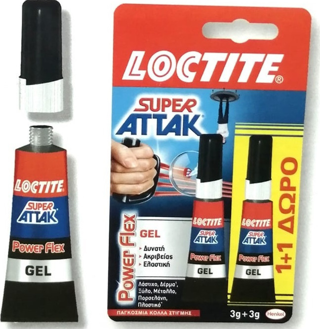 Loctite Super Attak Power Flex 2τμχ 3gr