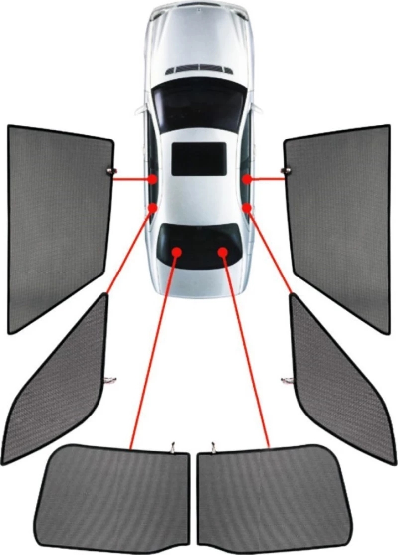 CarShades Seat Ibiza 5d 2008>2017 6τμχ