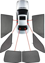 CarShades Seat Ibiza 5d 2008>2017 6τμχ