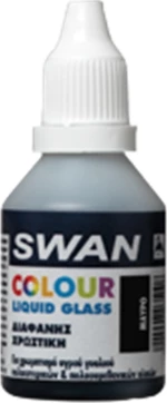 Mercola Swan Colour Liquid Glass Χρωστική Υγρού Γυαλιού Μαύρο 30ml
