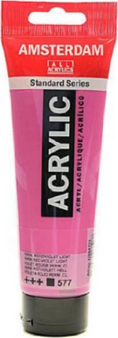 Royal Talens Amsterdam All Acrylics Standard 120ml Permanent Red Violet Light 577