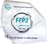 Tiexiong FFP2 Civil Protective Mask BFE >95% Λευκό 100τμχ