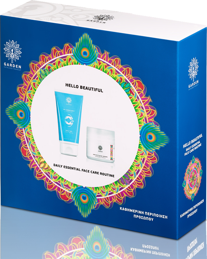 Garden Hello Beautiful Daily Gel Face Wash 150ml & Anti Age Face&Eye Cream 50ml