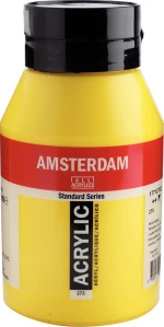 Royal Talens Amsterdam All Acrylics Standard 1000ml Primary Yellow 275