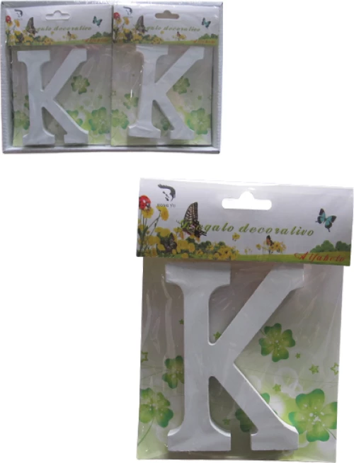 Ξύλινο Γράμμα Χειροτεχνίας "K"