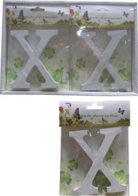 Ξύλινο Γράμμα Χειροτεχνίας "X"