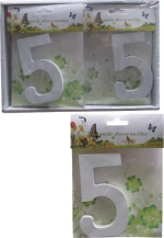 Ξύλινος Αριθμός Χειροτεχνίας "5"