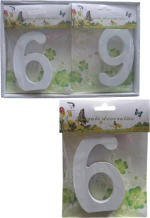 Ξύλινος Αριθμός Χειροτεχνίας "6"