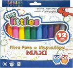 The Littlies Fibre Pens 0646034 Maxi Tip 12 Χρώματα