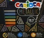 Carioca Metallic Fine Tip 8 Χρώματα