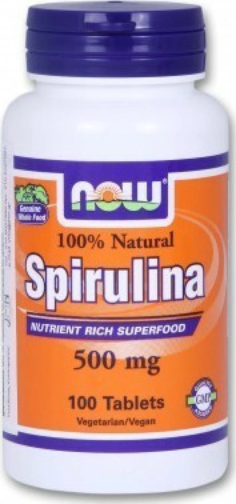 Now Foods Spirulina 500mg 100 ταμπλέτες