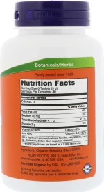 Now Foods Spirulina 500mg 100 ταμπλέτες