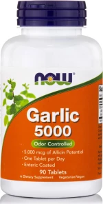 Now Foods Garlic 5000mcg 90 ταμπλέτες