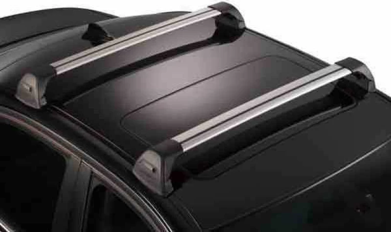 Yakima Μπάρες Οροφής Αλουμινίου Flush S4 90εκ. (Σετ με πόδια και κλειδαριά)