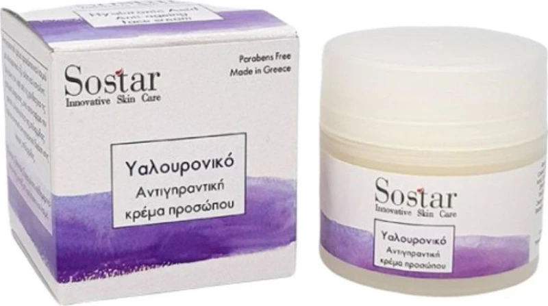 Sostar Focus Υαλουρονικό Αντιγηραντική Κρέμα Προσώπου 50ml