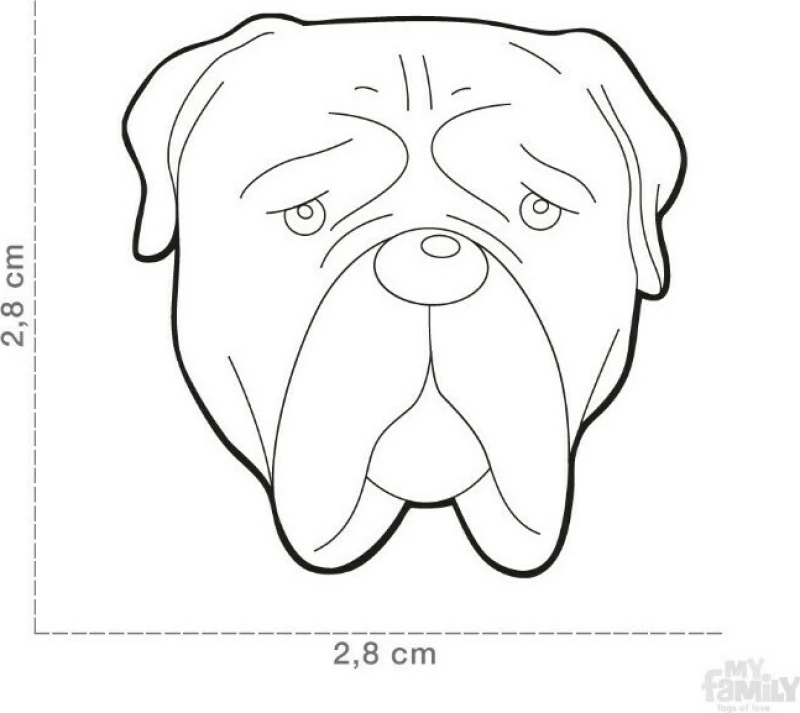 My Family Friends Bullmastiff Ταυτότητα