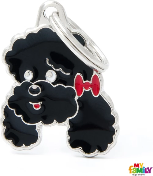 My Family Friends Poodle Μαύρο Ταυτότητα