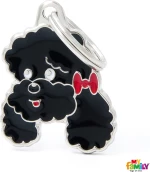 My Family Friends Poodle Μαύρο Ταυτότητα