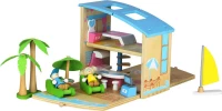Zenit Toys Ξύλινο Κουκλόσπιτο Εξοχικό