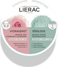 Lierac Hydragenist & Sebologie Mask 2x6ml