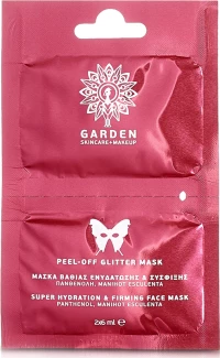 Garden Peel Off Glitter Mask 2x6ml