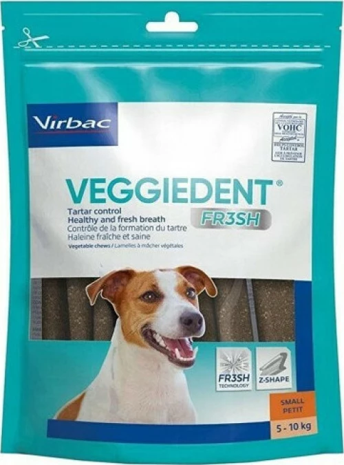 Virbac Veggiedent Fresh Small 15τμχ