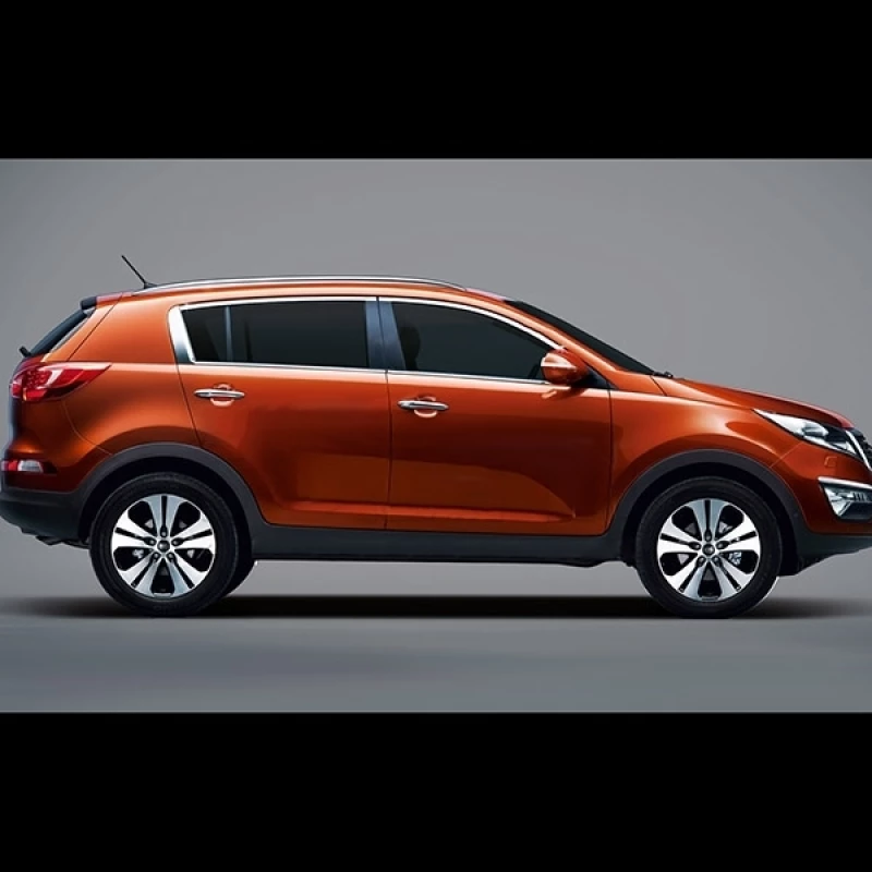 S-dizayn Kia Sportage 5d 2010>2016 Διακοσμητικό Trim Παραθύρων Χρώμιο 8τεμ