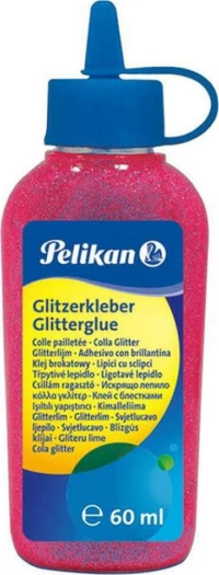 Pelikan Glitterglue Κόλλα Φούξια 60ml