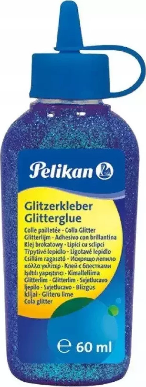 Pelikan Glitterglue Κόλλα Μπλε 60ml