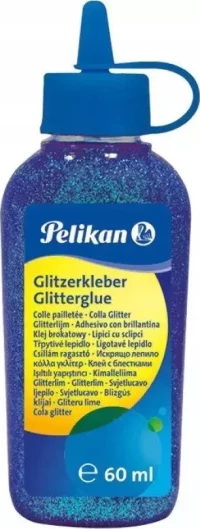 Pelikan Glitterglue Κόλλα Μπλε 60ml
