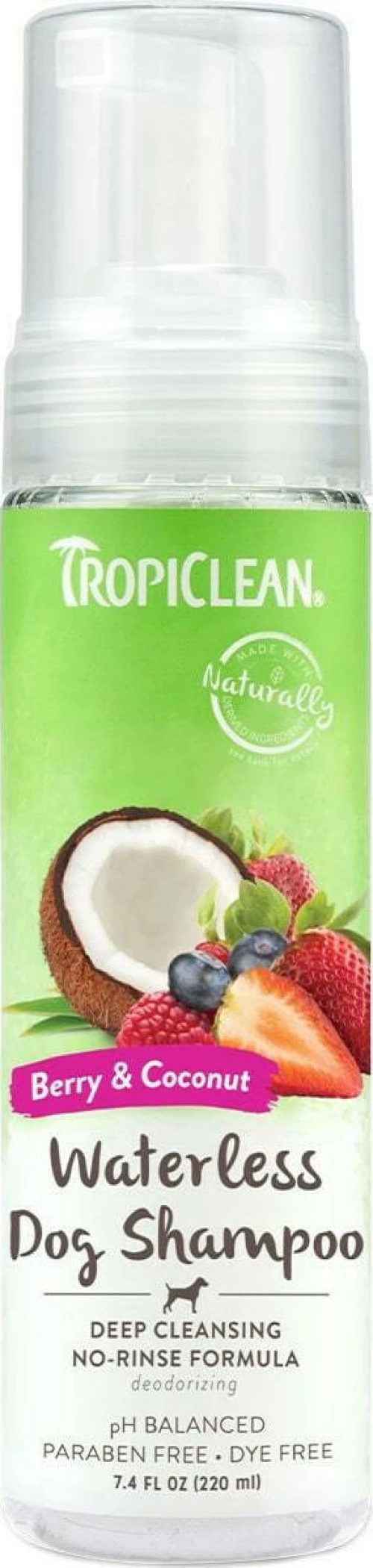 Tropiclean Waterless Shampoo Berry & Coconut 220ml