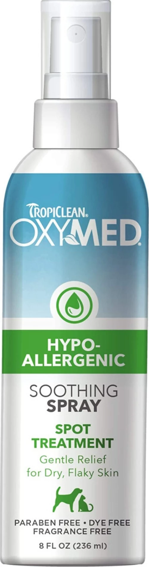 Tropiclean Oxymed Medicated Hypo - Allergenic Soothing Spray 236ml
