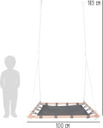 Small Foot Nest Swing Wooden Frame