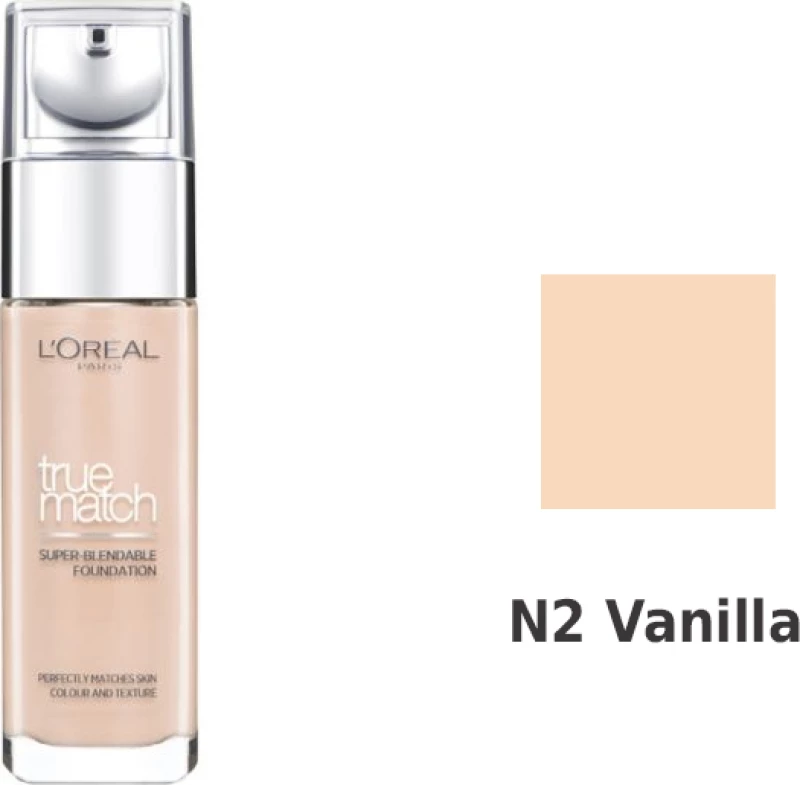 L'Oreal True Match Super Blendable Foundation 2N Vanilla 30ml