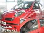 Heko Σετ Ανεμοθραύστες Μπροστινοί για Nissan Micra K12 3D 2002 2τμχ