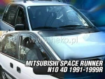 Heko Σετ Ανεμοθραύστες Μπροστινοί για Mitsubishi Carisma 4D 1999 2τμχ