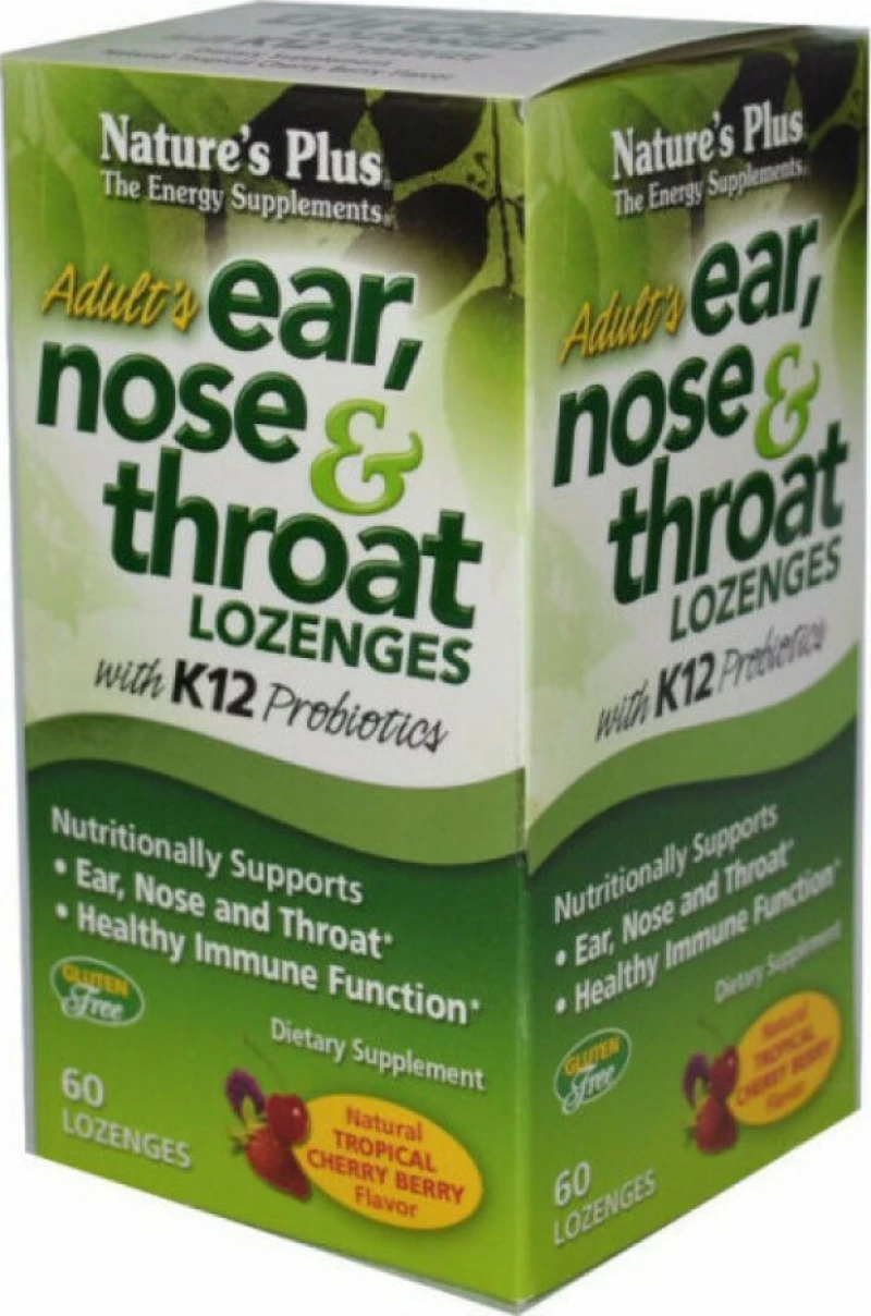 Nature's Plus Ear Nose & Throat 60 παστίλιες
