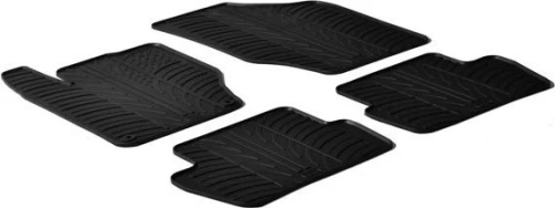 Gledring Σετ Πατάκια 4τμχ Λάστιχο Citroen C4 / DS4 Gled