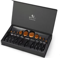 Επαγγελματικό Σετ Πινέλων USpicy 10 Oval Toothbrush Design Set Make Up Brushes Set Cosmetic Powder Makeup Brush Foundation Brush Lip Eyebrow Brush Eyeliner