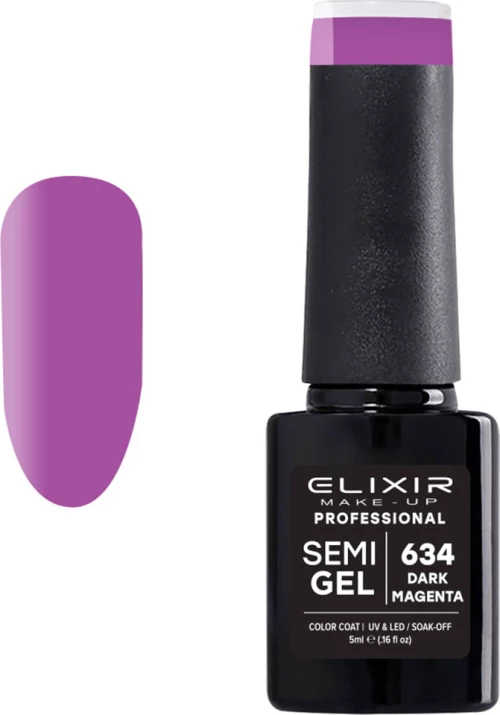 Elixir Semi Gel 634 Dark Magenta 5ml