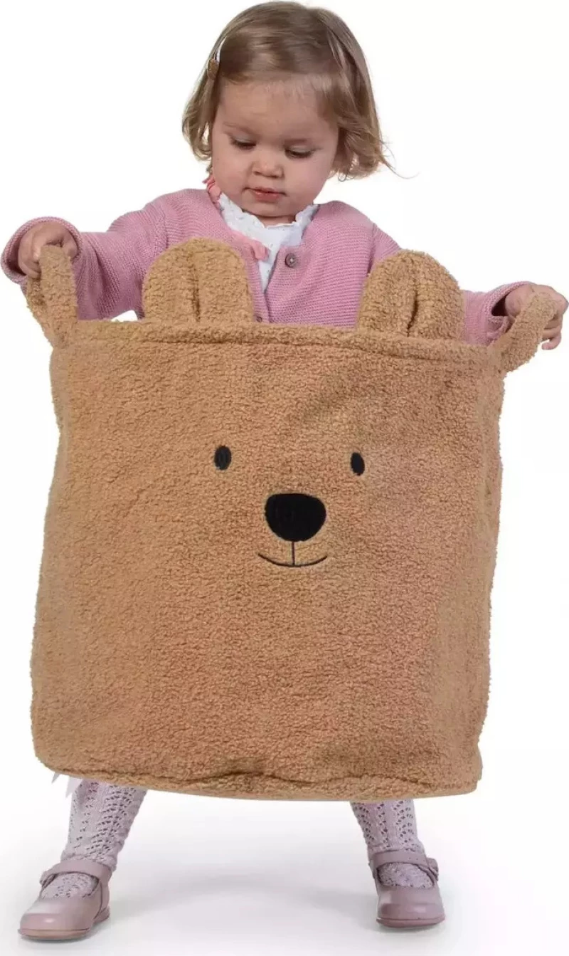 CHILDHOME Καλάθι Αρκουδάκι Childhome 40*40*40 Μπεζ