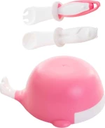 Baby to Love Whale Σετ Φαγητού Pink