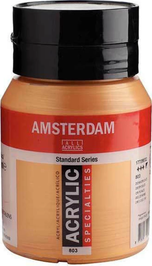 Royal Talens Amsterdam All Acrylics Standard 500ml Deep Gold 803