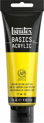Liquitex Acrylic Color Basics 118ml 160 Cadmium Yellow Light Hue