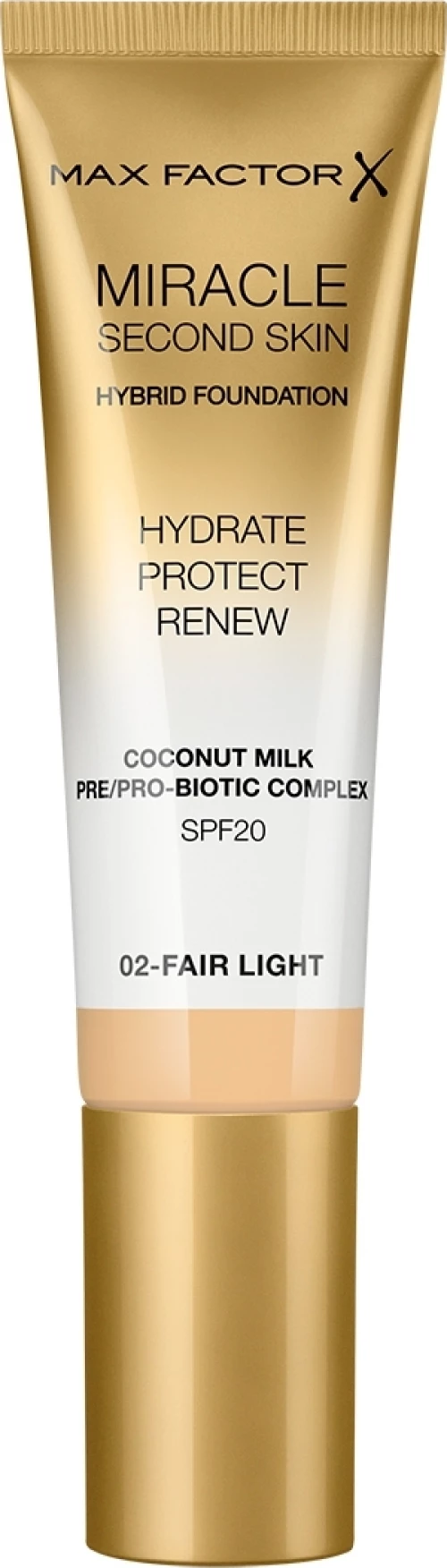 Max Factor Miracle Second Skin 02 Fair Light 30ml