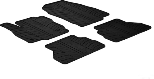Gledring Σετ Πατάκια 4τμχ από Λάστιχο Ford B Max